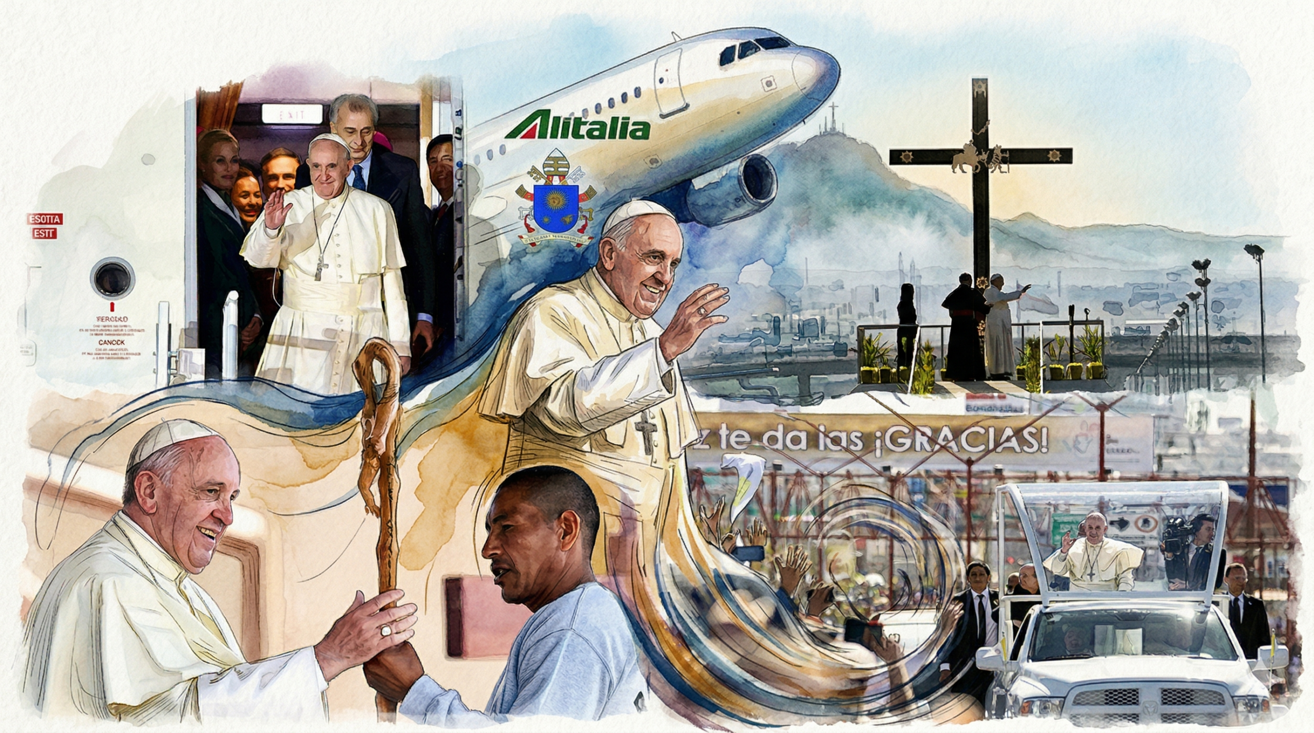 El papa en Ciudad Juarez